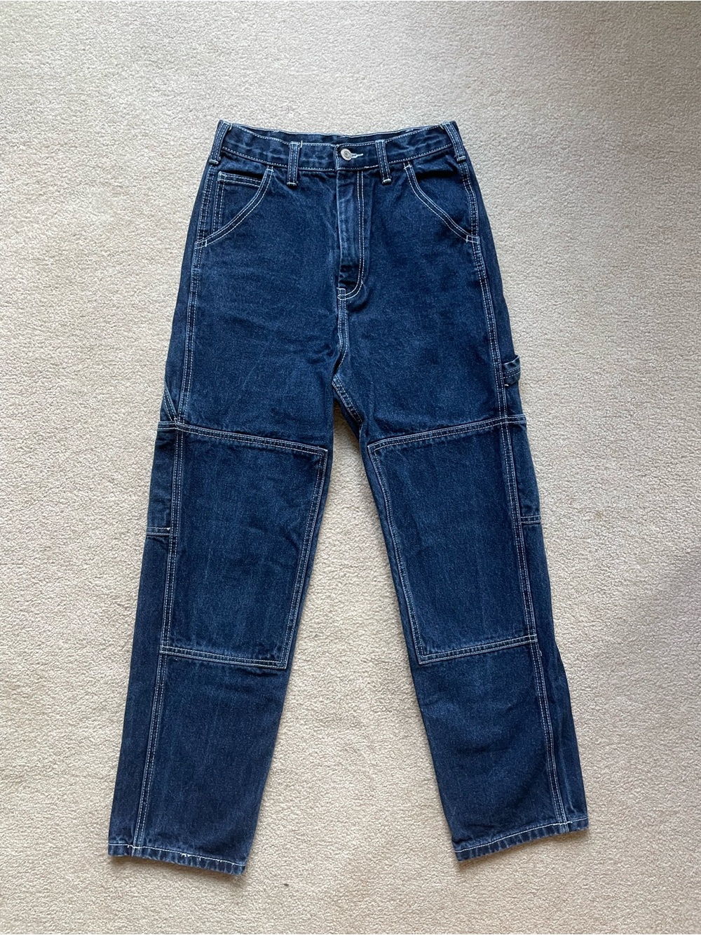 J.galt (brandy melville) Dark Blue Work-Style Jeans XS-S